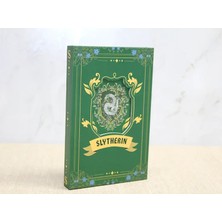 Runaway Slytherin Temalı Deri Kapaklı Not Defteri - Şık ve Dayanıklı