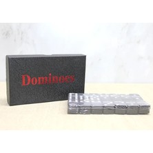 Runaway Plastik Kutuda Taşlı Domino Oyunu Seti Eğlenceli Hobi Aktivitesi