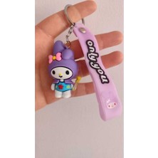 Famemus Accessory Kuromi Silikon Anahtarlık Çanta Aksesuar