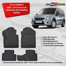 Nettedarikcisi Ford Connect Paspas Araca Özel 2003 2013 Arası BOSSE 3D Havuzlu Oto Paspas