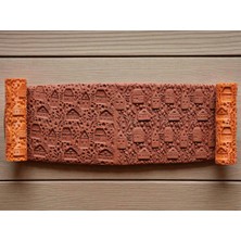 Atölye Dekupaj Model 058 - Polimer Kil Doku Oklavası / Seramik Çamuru Desen Rulosu