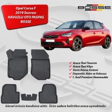 Opel Corsa F Paspas Araca Özel 2019 2025 BOSSE 3D Havuzlu Oto Paspas