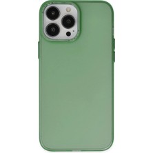 Bigelal 13 Pro Kılıf Modos Metal Kapak - Koyu Yeşil