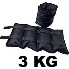 PremiumPort Çiftli 3 kg El ve Ayak Ağırlık Kum Torbası Seti, Toplam 6 kg