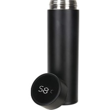 İlk El Grup Harf Tasarımlı ve Dijital Sıcaklık Göstergeli Çelik Termos