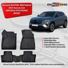 Renault Austral Paspas Araca Özel (Full Hybrid) 2023 Sonrası BOSSE 3D Havuzlu Oto Paspas