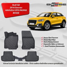 Audi Q2 Paspas Araca Özel 2016 2025 Arası BOSSE 3D Havuzlu Oto Paspas