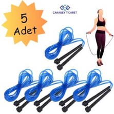PremiumPort Uzunluk Ayarlı Pvc Atlama Ipi 5 Renkli Set, Sağlıklı ve Eğlenceli Antrenman