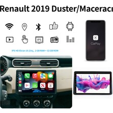 SBAID Renault 2019 Duster/maceracı 10.2 Inç/hasarsız Montajlı Teyb/fm Radyolu Multimedya/hd Dokunmatik Oto Ekran