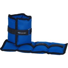 PremiumPort El ve Ayak Bilek Ağırlığı Seti, 500 gr x 2, Mavi, Fizik Tedavi ve Fitness Için