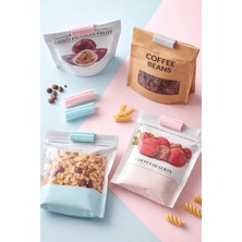 İlkyaz Fashion 12 Adet Poşet Kapatma Düzenleyici Klipsler Poşet Klipsi