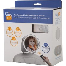 Ebaby LED Işıklı Uzaktan Kumandalı Bebek Araba Aynası