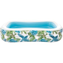 Intex Yaprak Desenli Tropik Aile Havuzu 229X152X48 cm