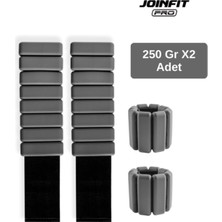 PremiumPort Ayarlanabilir El ve Ayak Bilek Ağırlığı 250 gr Gri Çift Set