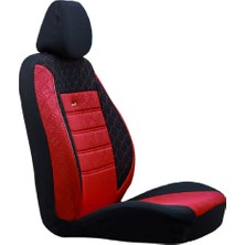 Kırmızı Gof Oto Koltuk Kılıfı Fiat Doblo Için Şık ve Koruyucu