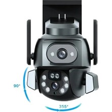 Runaway Wi-Fi IP Kamera (3MP + 3MP, TF Kart Girişi ile)