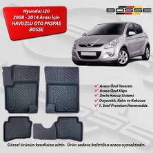 Nettedarikcisi Hyundai i20 Paspas Araca Özel 2008 - 2014 BOSSE 3D Havuzlu Oto Paspas Paspas