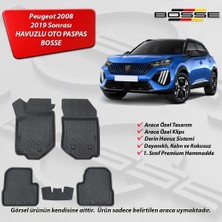 Peugeot 2008 Paspas Araca Özel 2019 Sonrası BOSSE 3D Havuzlu Oto Paspas
