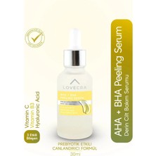 Lovecra AHA/BHA Peeling Serum Glycolic Acid Salicylic Acid Hyaluronic Acid Derin Cilt Bakım Serumu 30 ml