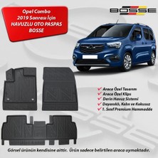 Opel Combo Paspas Araca Özel 2019 Sonrası BOSSE 3D Havuzlu Oto Paspas