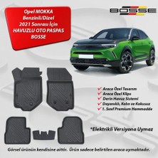 Opel Mokka Paspas BENZİNLİ / DİZEL Araca Özel 2021 Sonrası BOSSE 3D Havuzlu Oto Paspas