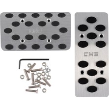 Otomatik Metal Pedal Seti, 2 Parça, Dayanıklı ve Şık Tasarım