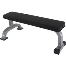 PremiumPort Düz Bench Sehpa 30X110CM, Çelik Malzeme, Ev ve Spor Kullanımı
