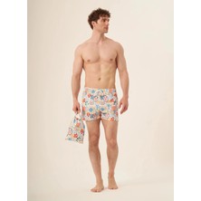 Whitefin Çok Renkli Erkek Şort Mayo Summer Travel