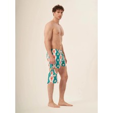 Whitefin Yeşil Erkek Şort Mayo Lopster Wave