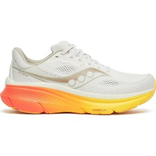 Saucony S21058-145 Guıde 19 Beyaz - Turuncu %86 Tekstil, %14 Sentetik Erkek Koşu Ayakkabısı