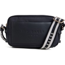 Ted Baker %80 Polyester, %20 Poliüretan Siyah Kadın Çapraz Çanta TBSS26FBAG017