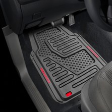 3D Havuzlu Siyah Oto Paspas Fiat Linea 2007-2017 Için Mükemmel Koruma