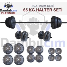 PremiumPort Sağlam ve Çok Amaçlı 65 kg Dambıl Seti, Fitness ve Vücut Geliştirme Için