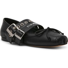 Steve Madden Ceara Black Leat Kadın Siyah Babet Ceara