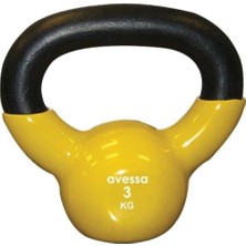 PremiumPort 3 kg Çok Işlevli Kettlebell Çaydanlık Dambıl, Sağlıklı Egzersiz Seti