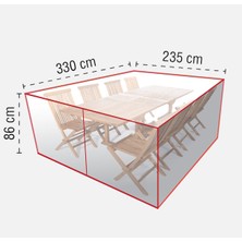 Evinizin Atölyesi Evinizin Yemek Grubu Koruma Örtüsü 330X235 cm