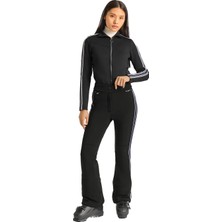 Fusalp Elancia Stripe Kadın Siyah Kayak Pantolonu