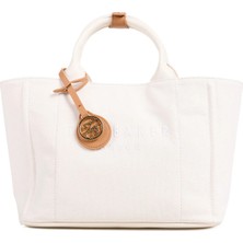 Ted Baker %80 Kanvas, %20 Poliüretan Bej Kadın Çapraz Çanta TBSS26FBAG010