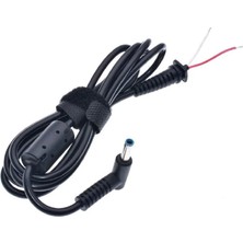 Efiks Bilişim HP 3.0 MM X 4.5 MM İÇİN PİNLİ MAVİ UÇ ADAPTÖR DC KABLO 2 DAMARLI