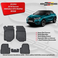 Ds Ds3 Crossback Paspas Araca Özel 2018 Sonrası BOSSE 3D Havuzlu Oto Paspas
