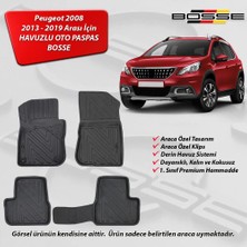 Peugeot 2008 Paspas Araca Özel 2013 2019 BOSSE 3D Havuzlu Oto Paspas