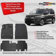 Toyota Proace City Paspas Araca Özel 2019 BOSSE 3D Havuzlu Oto Paspas