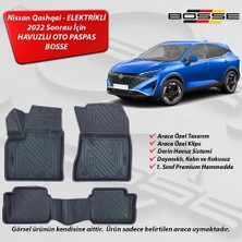 Nissan Qashqai Paspas Araca Özel Elektrikli (E - Power) 2022 Sonrası BOSSE 3D Havuzlu Oto Paspas