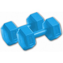 PremiumPort 4kg Mavi Vinyl Dambıl, Ev ve Spor Için Sağlam ve Hafif Antrenman Aleti