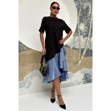 Femora Moda Volanlı Süprem Elbise 2864