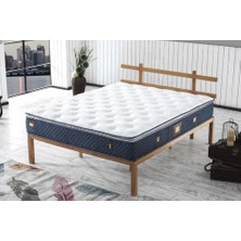 Vivense Bedcraft Pascha Blue Fermuarlı Ultra Full Çift Kişilik Yatak, 160X200