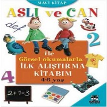 ÖNÇ - PRİME Aslı ve Can ile Görsel Okumalarla Ilk Alıştırma Kitabım - Mi (4-6 Yaş)