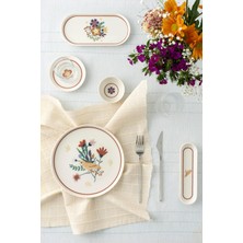 Soley Roselle | 28 Parça 6 Kişilik Porselen Kahvaltı Takımı