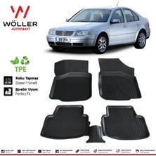 3D Havuzlu Paspas Volkswagen Bora 1999-2005 Için Temiz ve Şık Tasarım