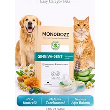 Gingiva-Dent Push Up Capsule Wipes | Kedi Köpek Ağız, Diş Bakımı Plak Kontrolü Dermakozmetik Mendil